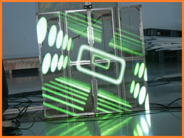 Desay Series G · fine pixel · transparent LED installation panel