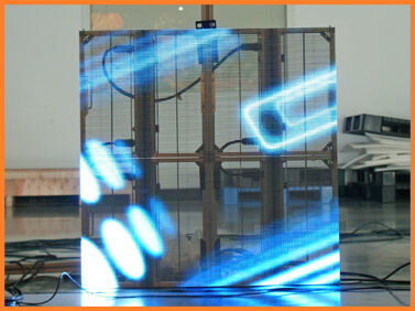 Desay Series G · fine pixel · transparent LED installation panel