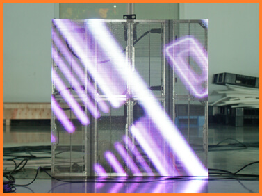 Desay Series G · fine pixel · transparent LED installation panel