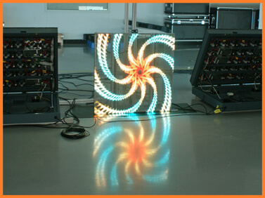 Desay Series G · fine pixel · transparent LED installation panel