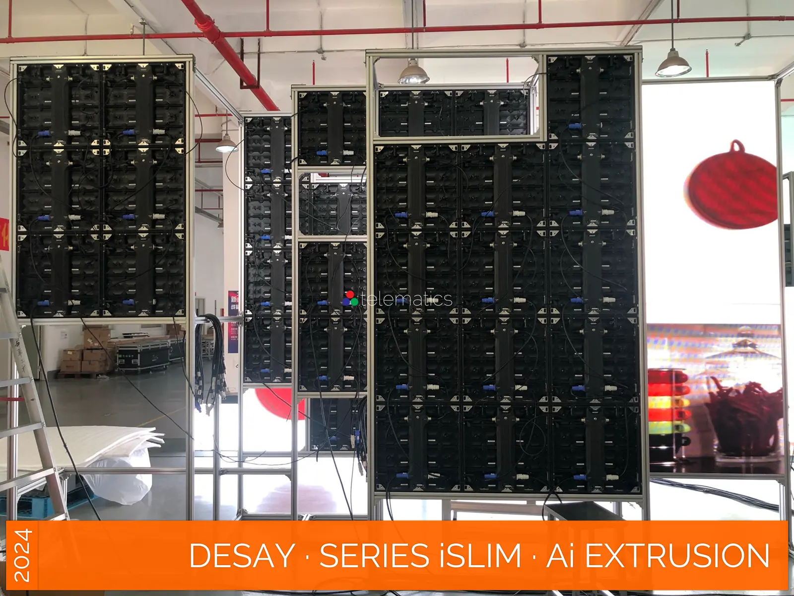 Desay · Series iSlim · Direct View LED Display Panel · Full Pixel Range · Installation Or Exhibit · Aluminum Extrusion Frame · Indoor Rated · Easy Front Service · Power Box · NovaStar COEX MX CX · Vision Management Platform · Viplex · review · price · cost · priced from $ 1,399 per square meter