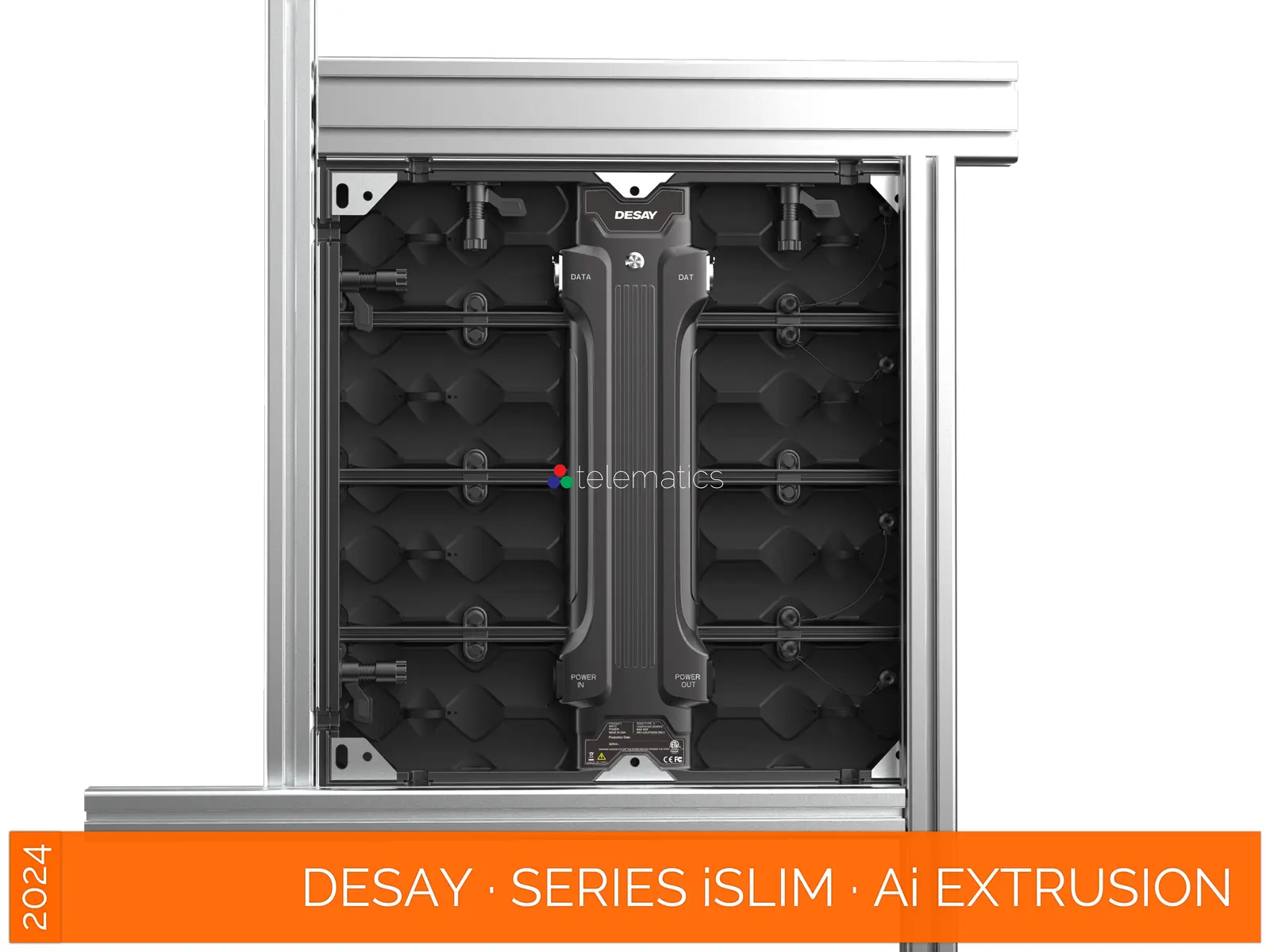 Desay · Series iSlim · Direct View LED Display Panel · Full Pixel Range · Installation Or Exhibit · Aluminum Extrusion Frame · Indoor Rated · Easy Front Service · Power Box · NovaStar COEX MX CX · Vision Management Platform · Viplex · review · price · cost · priced from $ 1,399 per square meter