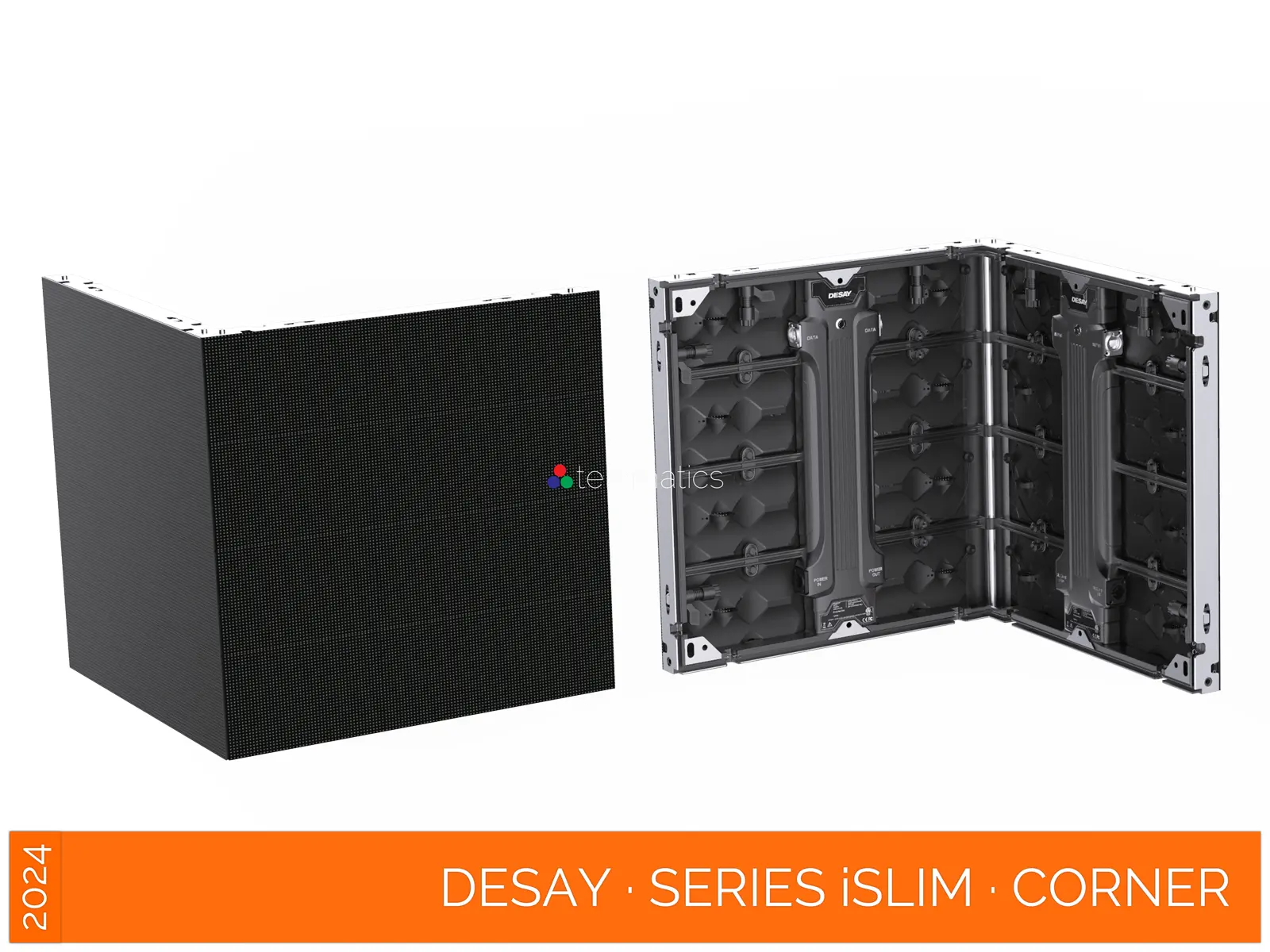 Desay · Series iSlim · Direct View LED Display Panel · Full Pixel Range · Installation Or Exhibit · Aluminum Extrusion Frame · Indoor Rated · Easy Front Service · Power Box · NovaStar COEX MX CX · Vision Management Platform · Viplex · review · price · cost · priced from $ 1,399 per square meter