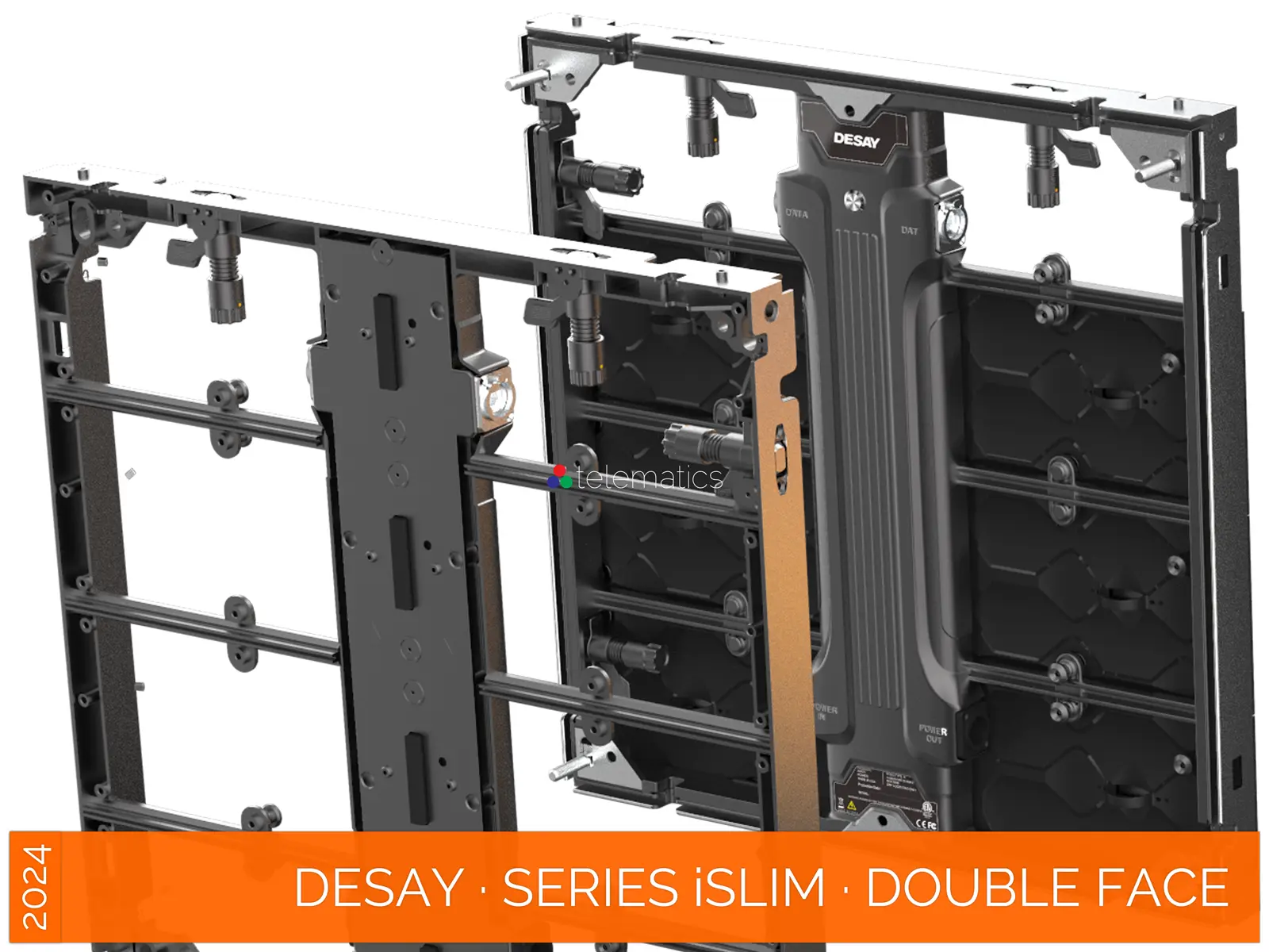 Desay · Series iSlim · Direct View LED Display Panel · Full Pixel Range · Installation Or Exhibit · Aluminum Extrusion Frame · Indoor Rated · Easy Front Service · Power Box · NovaStar COEX MX CX · Vision Management Platform · Viplex · review · price · cost · priced from $ 1,399 per square meter