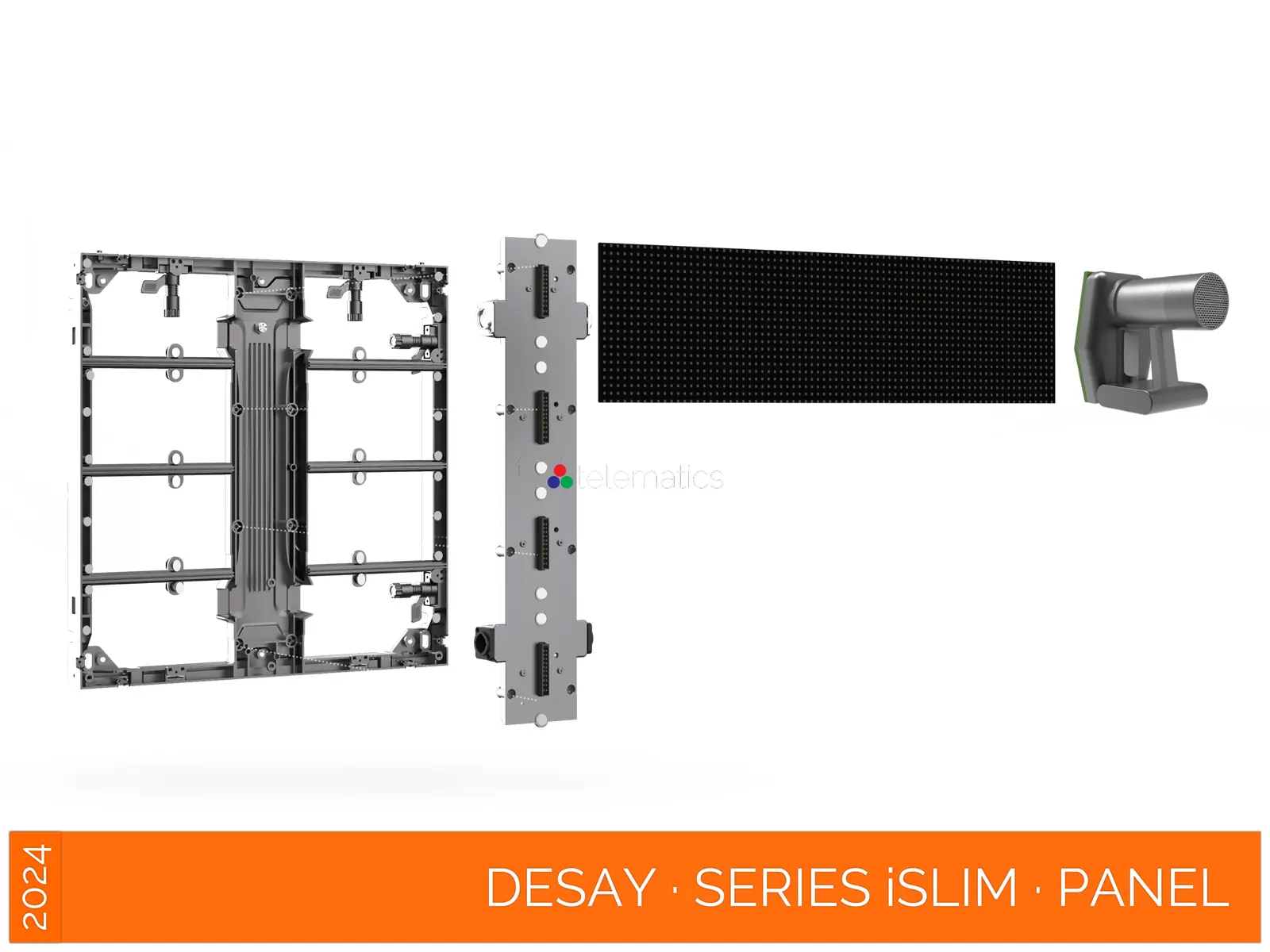 Desay · Series iSlim · Direct View LED Display Panel · Full Pixel Range · Installation Or Exhibit · Aluminum Extrusion Frame · Indoor Rated · Easy Front Service · Power Box · NovaStar COEX MX CX · Vision Management Platform · Viplex · review · price · cost · priced from $ 1,399 per square meter