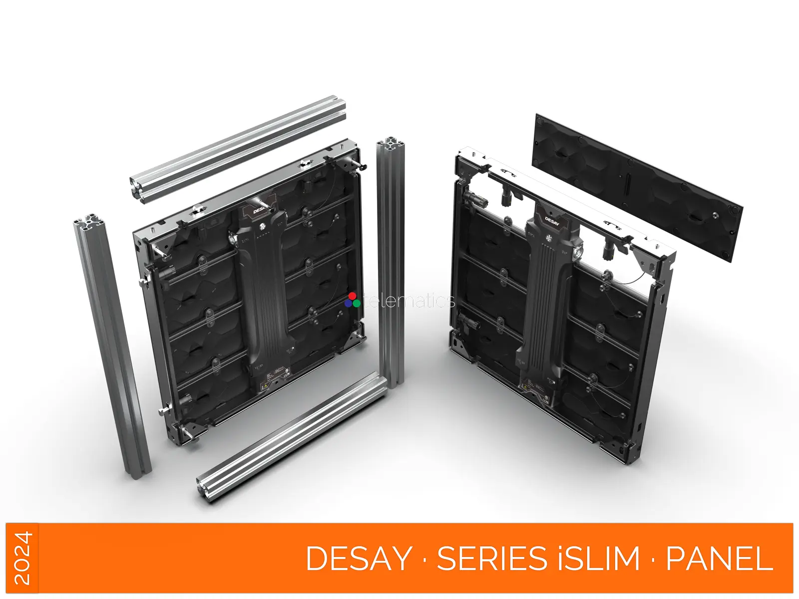 Desay · Series iSlim · Direct View LED Display Panel · Full Pixel Range · Installation Or Exhibit · Aluminum Extrusion Frame · Indoor Rated · Easy Front Service · Power Box · NovaStar COEX MX CX · Vision Management Platform · Viplex · review · price · cost · priced from $ 1,399 per square meter