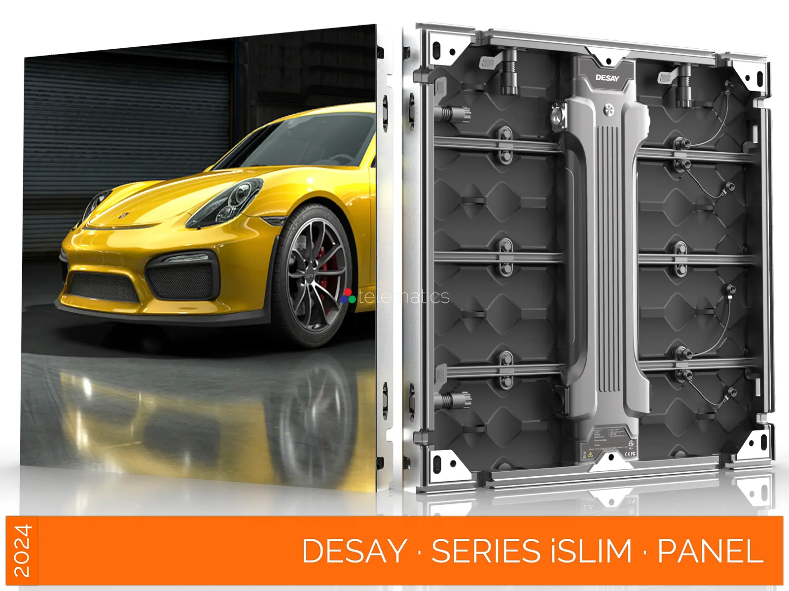 Desay · Series iSlim · Direct View LED Display Panel · Full Pixel Range · Installation Or Exhibit · Aluminum Extrusion Frame · Indoor Rated · Easy Front Service · Power Box · NovaStar COEX MX CX · Vision Management Platform · Viplex · review · price · cost · priced from $ 1,399 per square meter