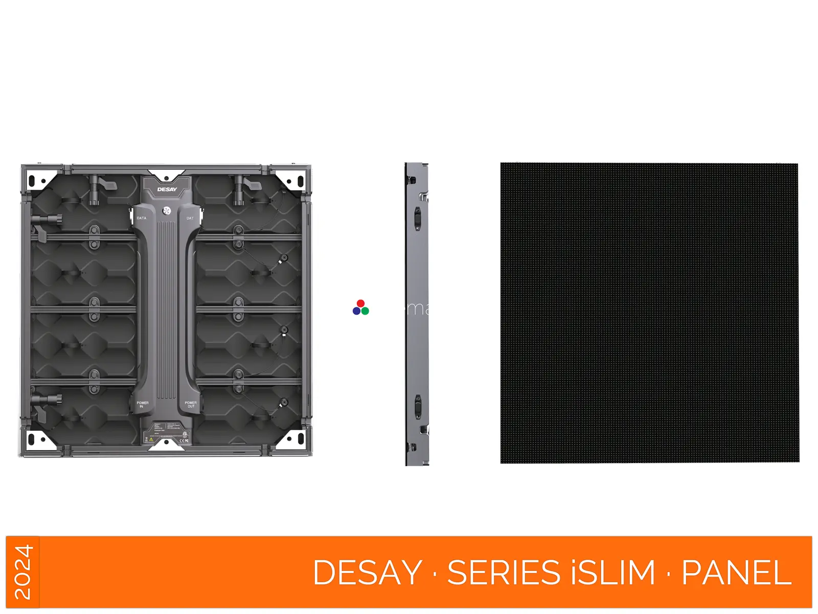 Desay · Series iSlim · Direct View LED Display Panel · Full Pixel Range · Installation Or Exhibit · Aluminum Extrusion Frame · Indoor Rated · Easy Front Service · Power Box · NovaStar COEX MX CX · Vision Management Platform · Viplex · review · price · cost · priced from $ 1,399 per square meter