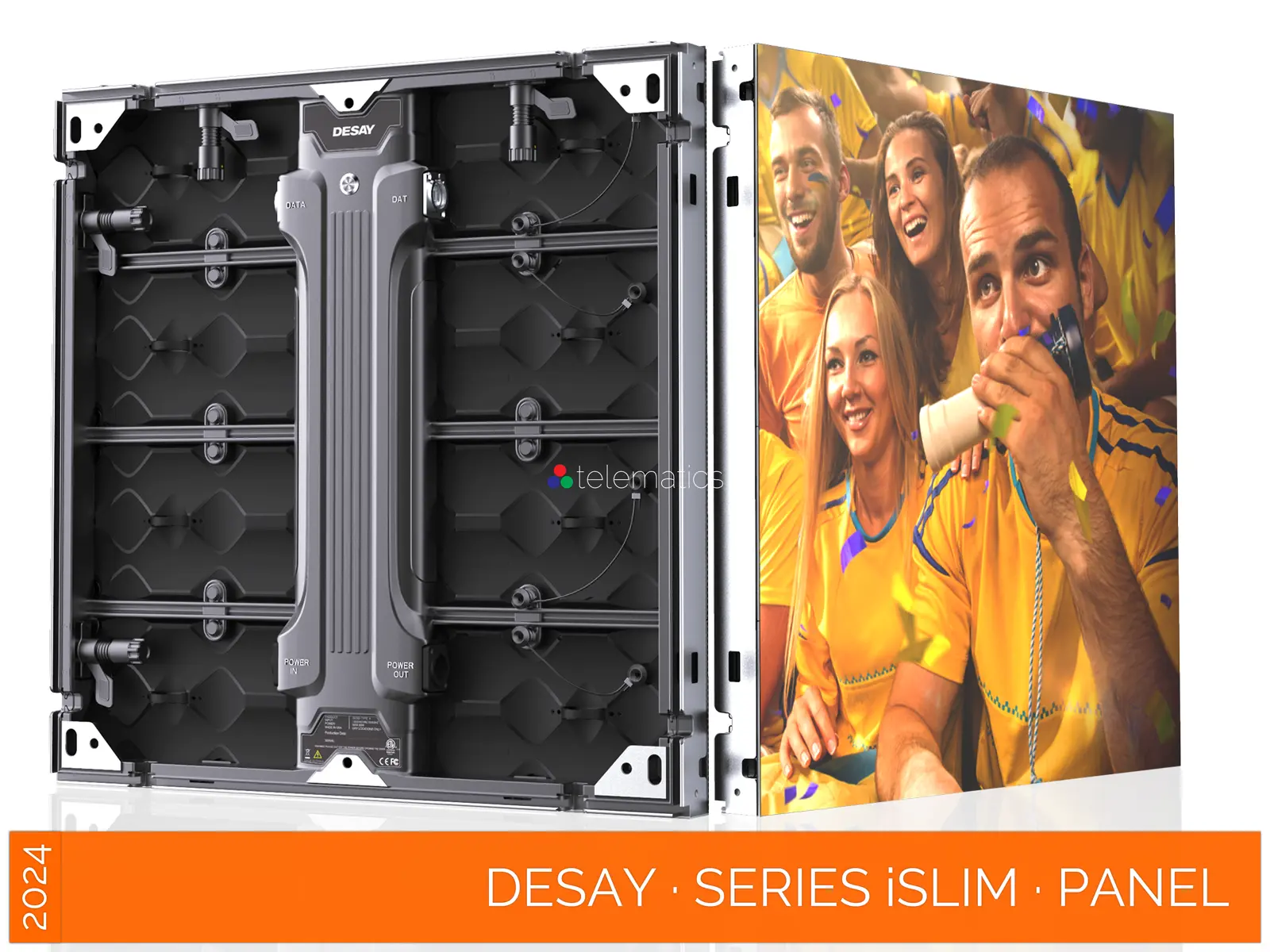 Desay · Series iSlim · Direct View LED Display Panel · Full Pixel Range · Installation Or Exhibit · Aluminum Extrusion Frame · Indoor Rated · Easy Front Service · Power Box · NovaStar COEX MX CX · Vision Management Platform · Viplex · review · price · cost · priced from $ 1,399 per square meter