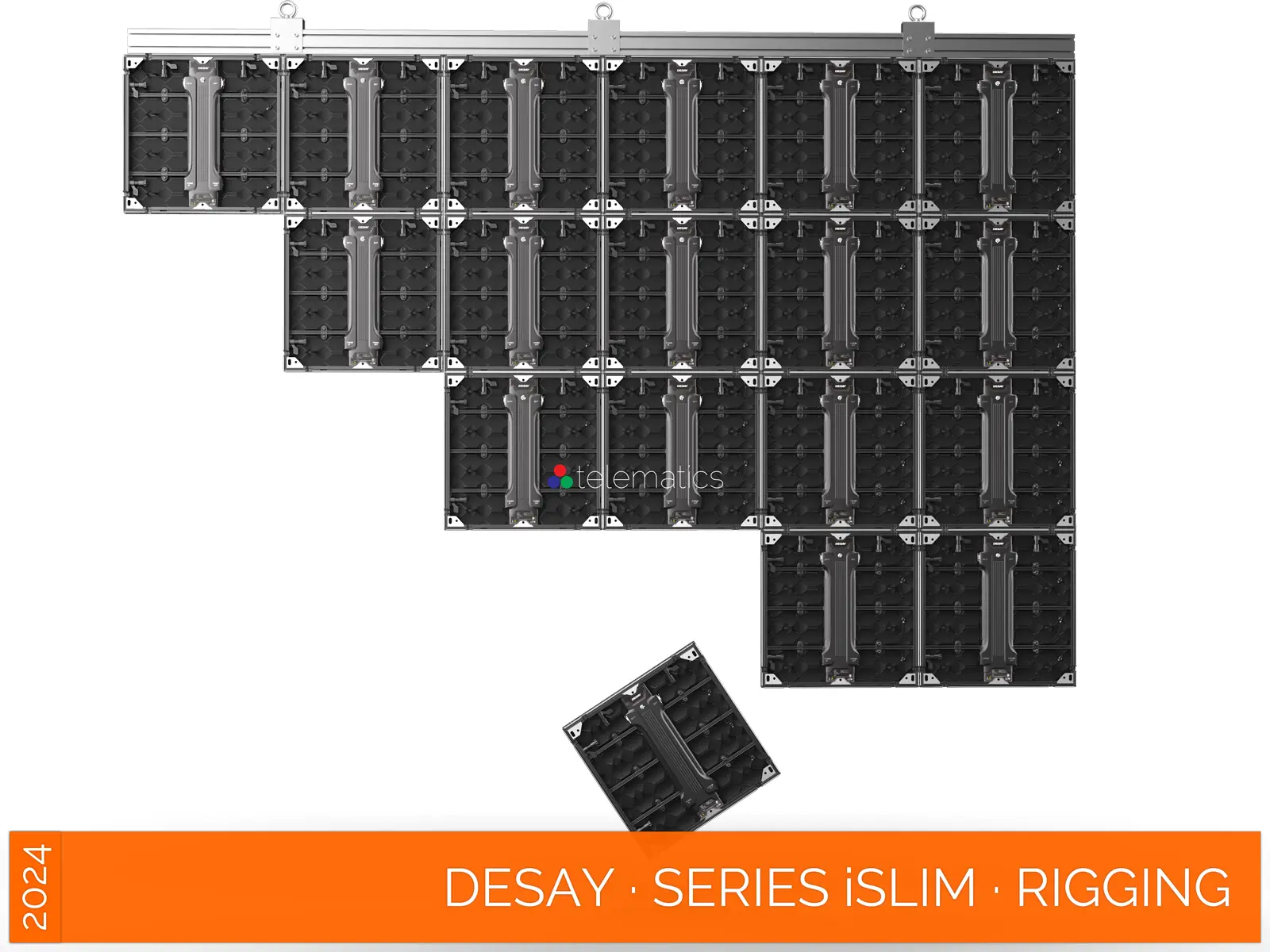 Desay · Series iSlim · Direct View LED Display Panel · Full Pixel Range · Installation Or Exhibit · Aluminum Extrusion Frame · Indoor Rated · Easy Front Service · Power Box · NovaStar COEX MX CX · Vision Management Platform · Viplex · review · price · cost · priced from $ 1,399 per square meter