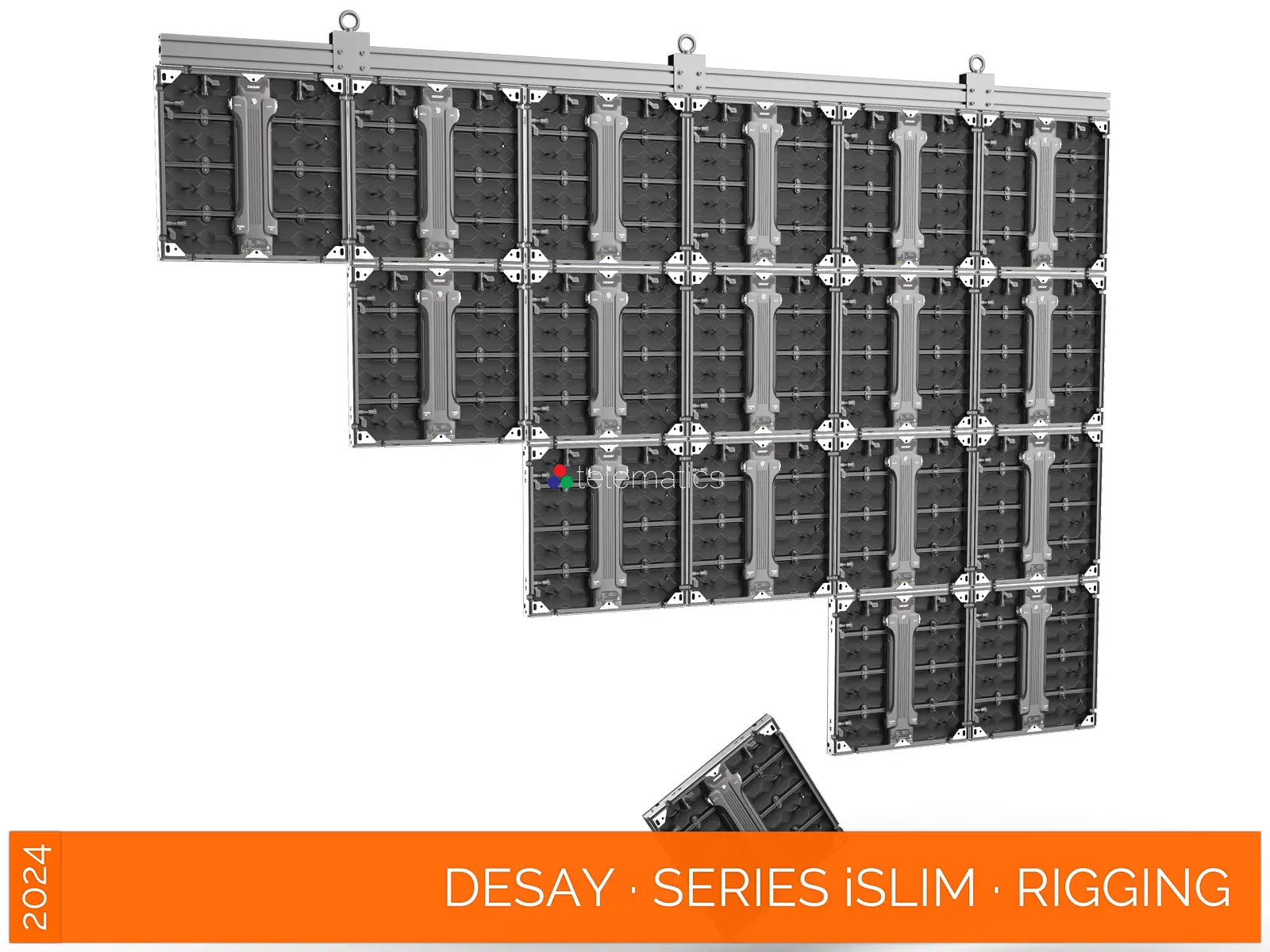 Desay · Series iSlim · Direct View LED Display Panel · Full Pixel Range · Installation Or Exhibit · Aluminum Extrusion Frame · Indoor Rated · Easy Front Service · Power Box · NovaStar COEX MX CX · Vision Management Platform · Viplex · review · price · cost · priced from $ 1,399 per square meter