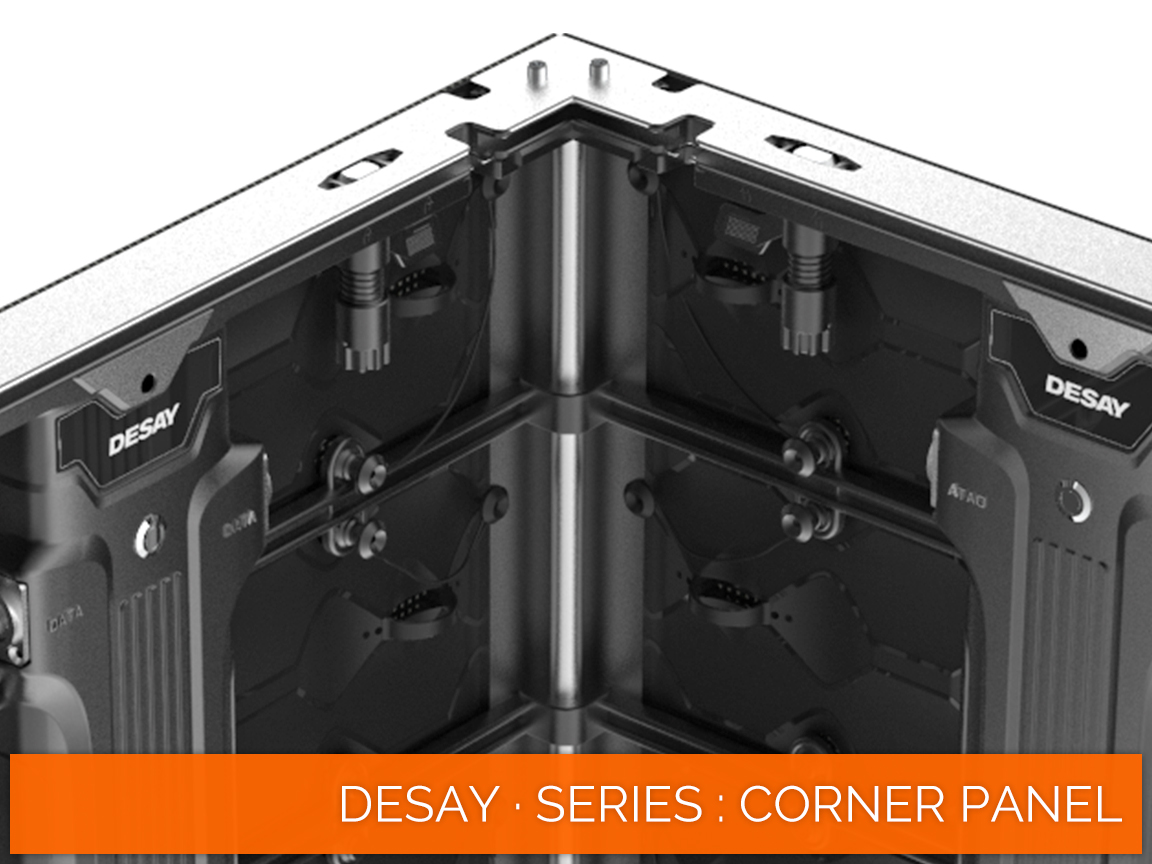 Desay Series · 90° corner · custom panel