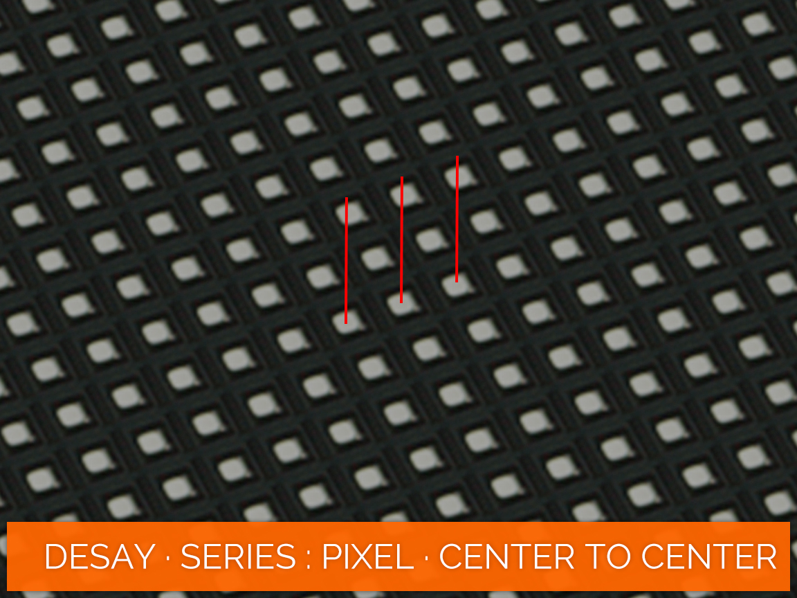 Desay Series · Pixels · Center To Center