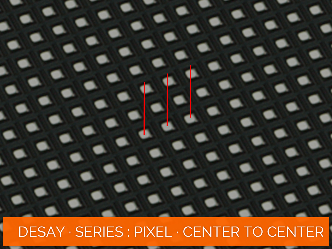Desay Series · Pixels · Center To Center