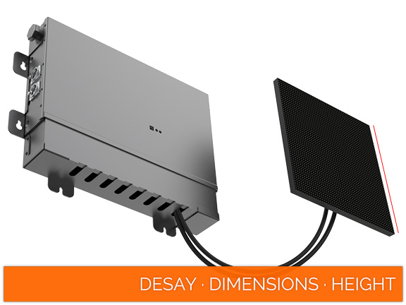 Desay · Display Dimensions · Strip · Edge To Edge