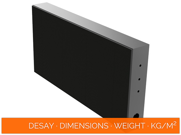 Desay · Display Weight · Cabinet · Square Meter