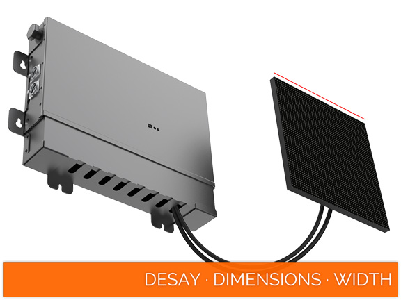 Desay · Display Dimensions · Module · Edge To Edge