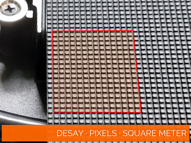 Desay · Display Resolution · Square Meter