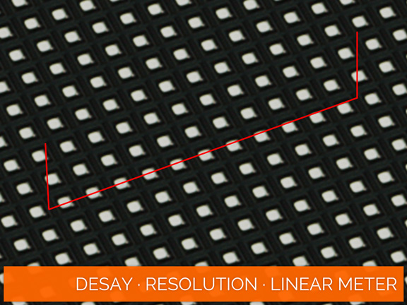 Desay · Display Resolution · Linear Meter