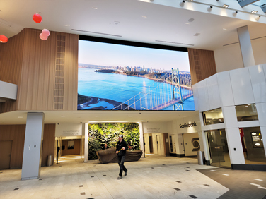 Desay Series TVB 2.500 · direct view LED · ultra fine pixel installation panel · novastar novalct platform · installation · Vancouver