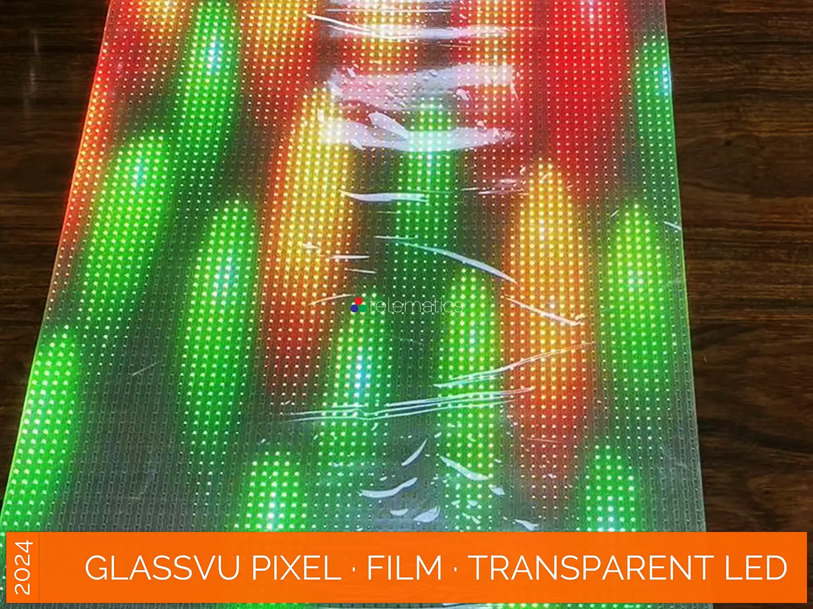 GlassVu · Pixel Film · direct view transparent LED display panel · 90% transparency · full pixel range · organosilicon polymer adhesive installation to glass · visible from front and back · indoor · novastar taurus · viplex · vnnox · review · price · cost · priced from $518 per panel