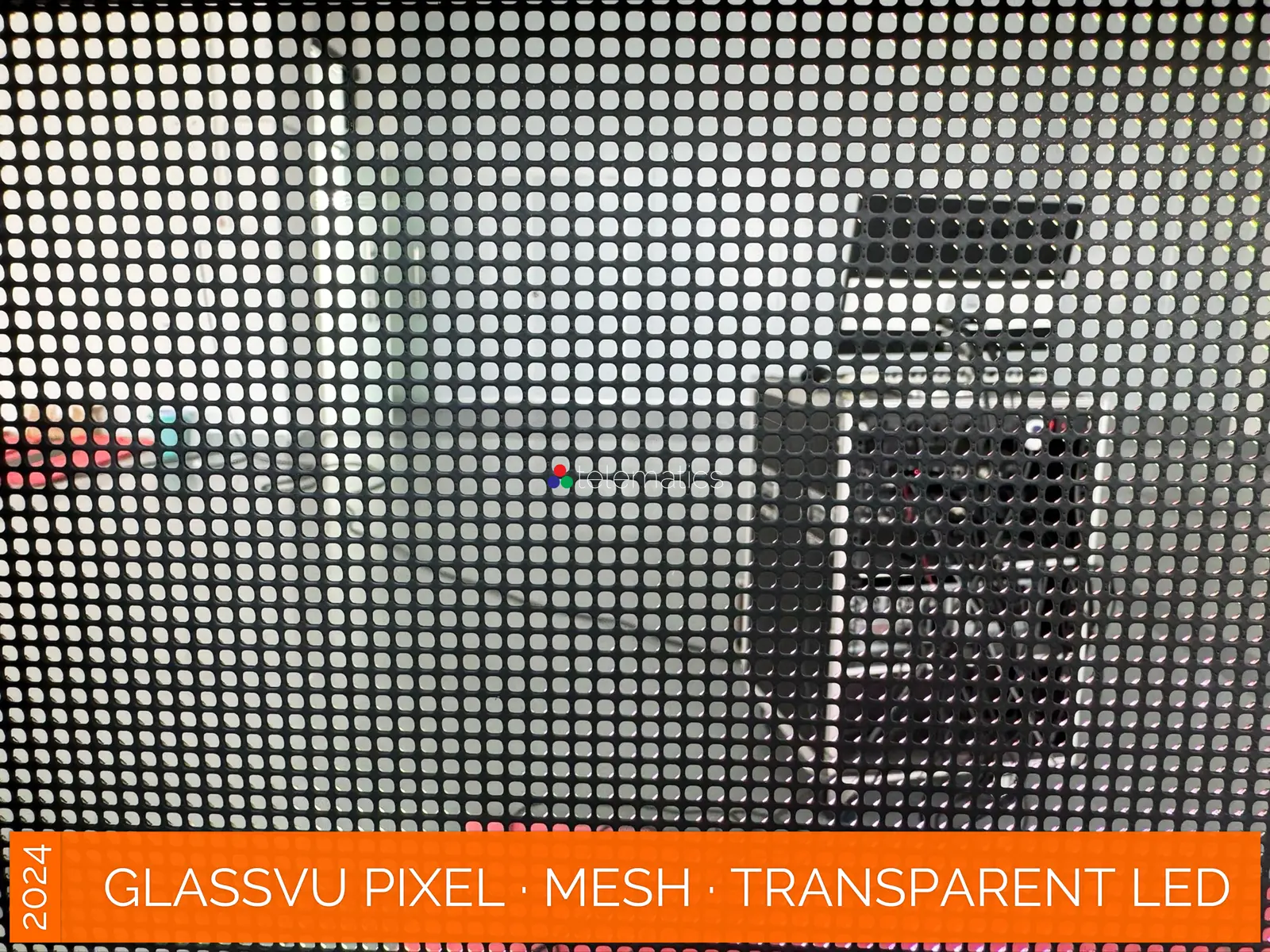 GlassVu · Pixel Mesh · direct view transparent LED display panel · 90% transparency · full pixel range · organosilicon polymer adhesive installation to glass · free standing · indoor · novastar taurus · viplex · vnnox · review · price · cost · priced from $519 per panel