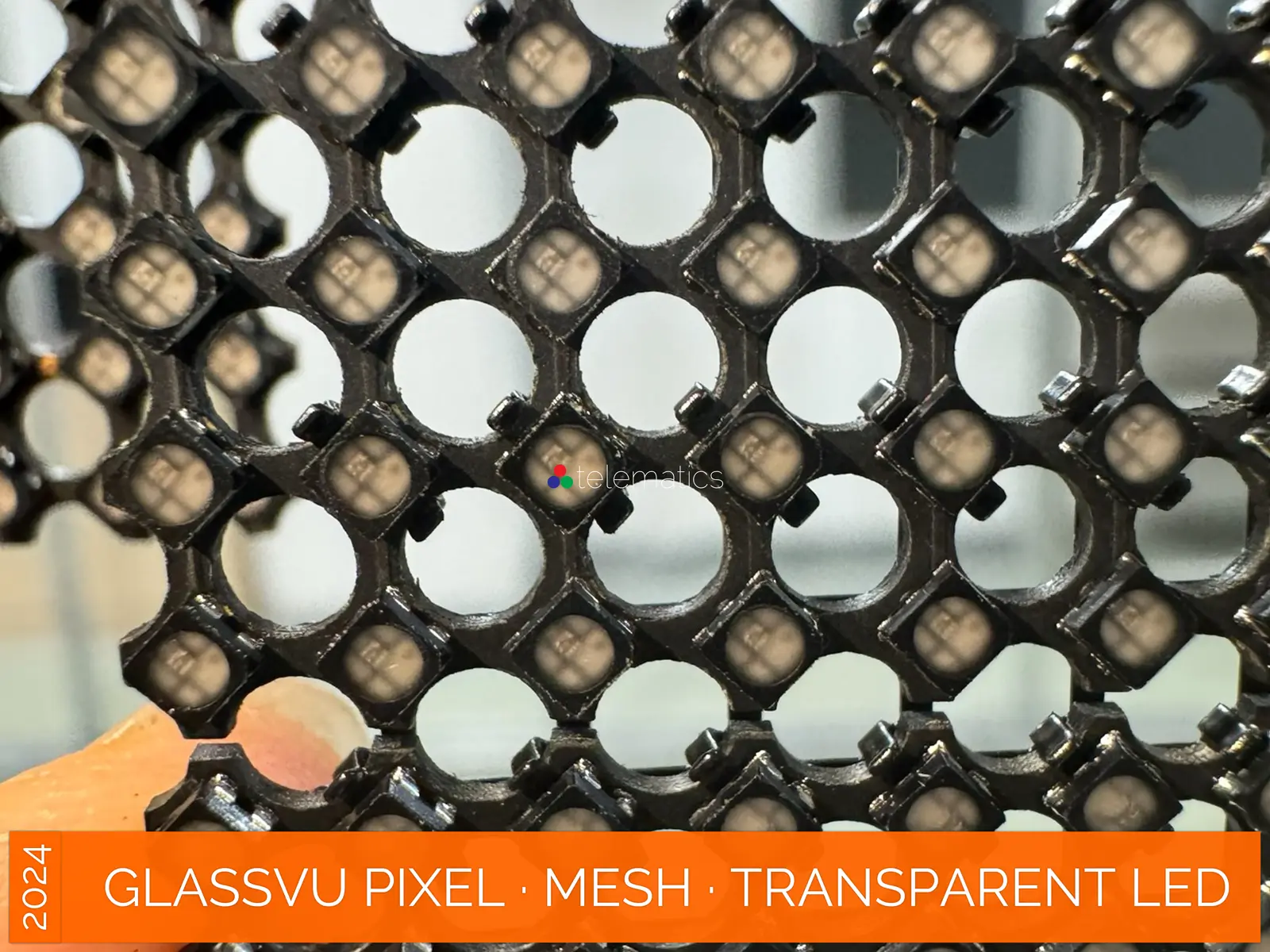 GlassVu · Pixel Mesh · direct view transparent LED display panel · 90% transparency · full pixel range · organosilicon polymer adhesive installation to glass · free standing · indoor · novastar taurus · viplex · vnnox · review · price · cost · priced from $519 per panel