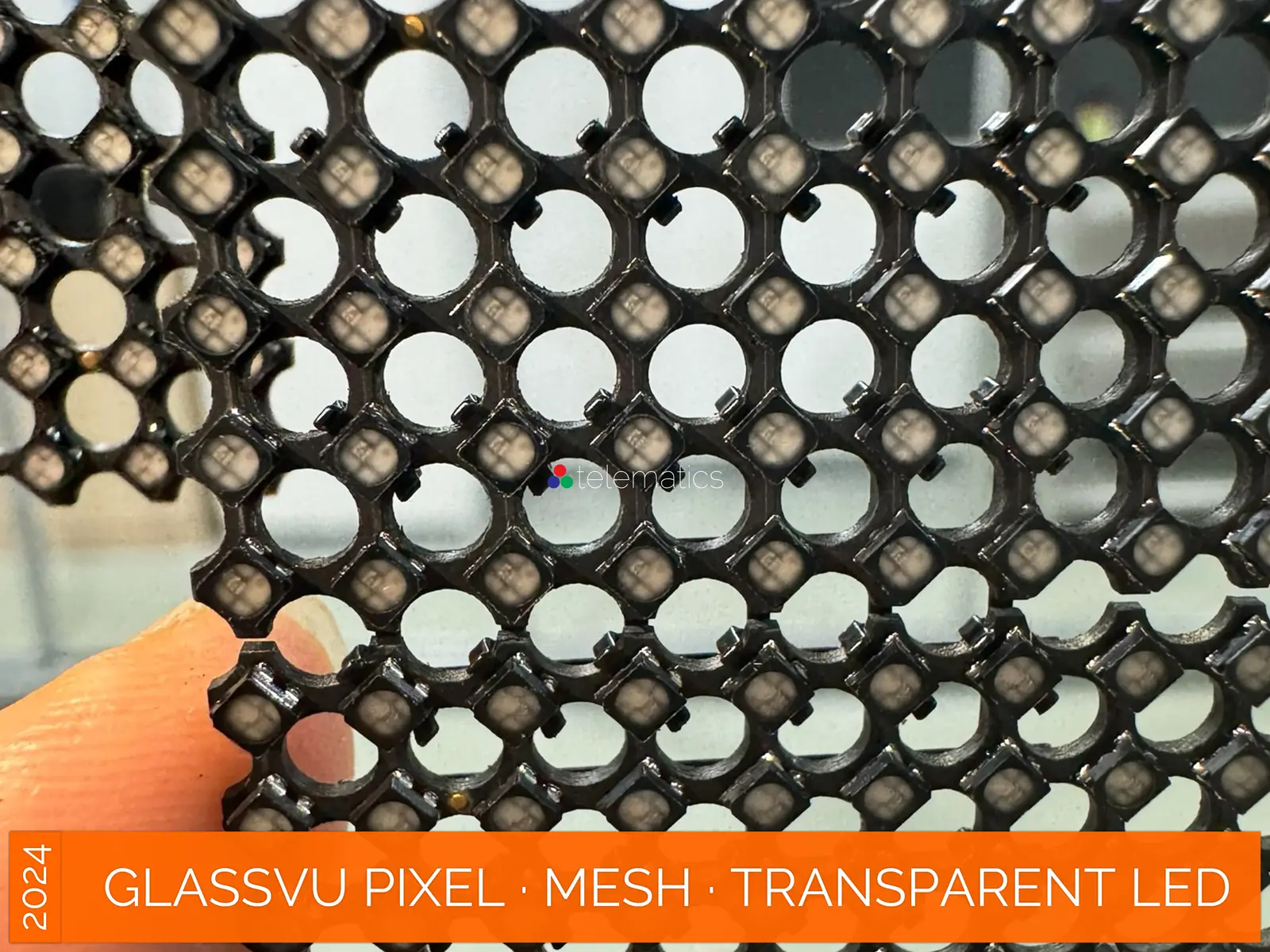 GlassVu · Pixel Mesh · direct view transparent LED display panel · 90% transparency · full pixel range · organosilicon polymer adhesive installation to glass · free standing · indoor · novastar taurus · viplex · vnnox · review · price · cost · priced from $519 per panel