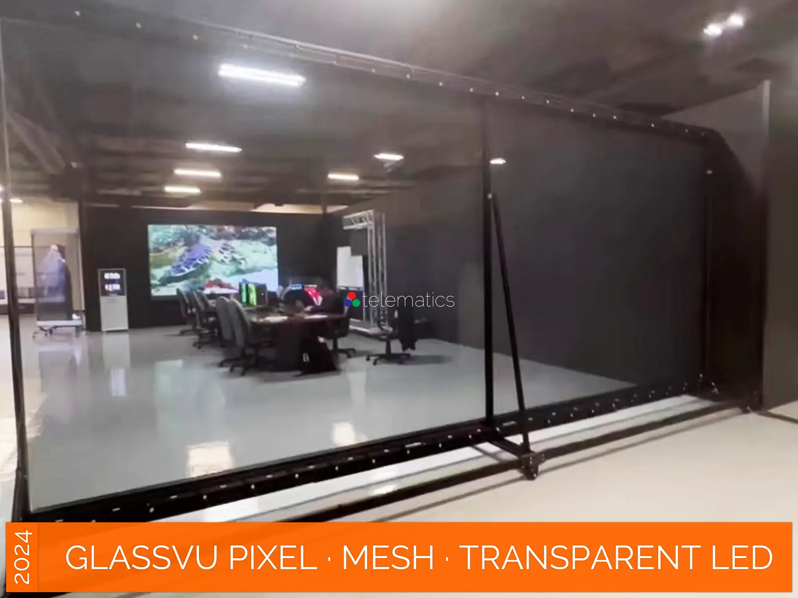 GlassVu · Pixel Mesh · direct view transparent LED display panel · 90% transparency · full pixel range · organosilicon polymer adhesive installation to glass · free standing · indoor · novastar taurus · viplex · vnnox · review · price · cost · priced from $519 per panel