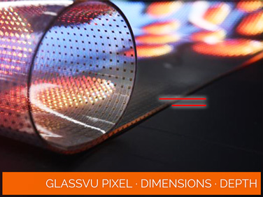 GlassVu Pixel · Display Dimensions · Panel · Front To Back
