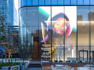 GlassVu Pixel · Mesh · direct view transparent LED display · 90% transparency · organosilicon polymer adhesive · NovaStar Cloud Platform · review · price · cost