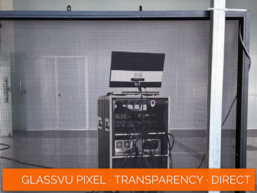 GlassVu Pixel · Display Viewing · Transparency · Direct