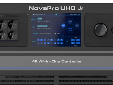 NovaStar AIO · NovaPro UHD Jr · direct view LED display · all in one sending controller · novalct · viplex · review · price · cost