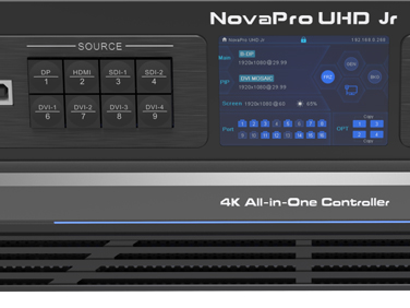 NovaStar AIO · NovaPro UHD Jr · direct view LED display · all in one sending controller · novalct · viplex · review · price · cost