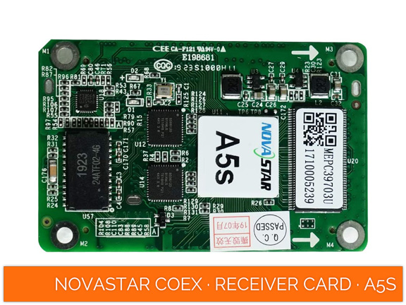 NovaStar COEX · Receiver Card · A5s · Power Box