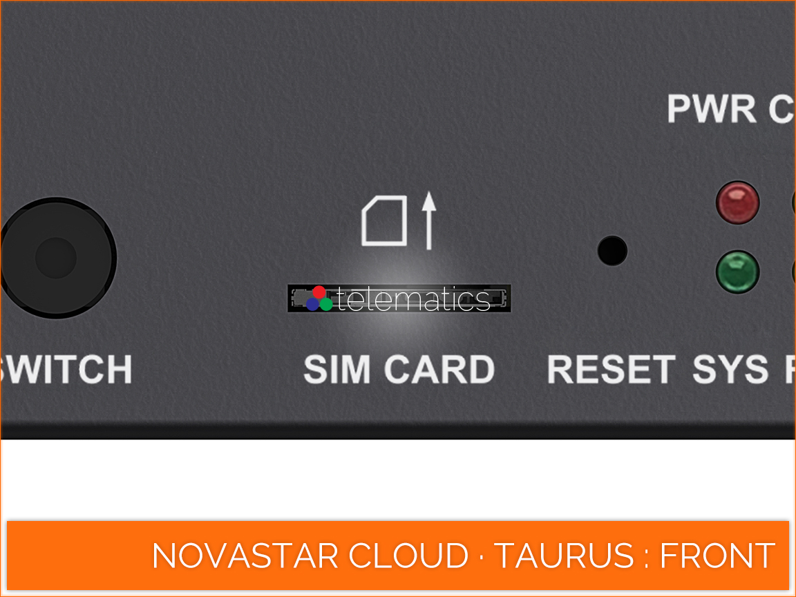 NovaStar Cloud · Taurus Series · 4g sim module