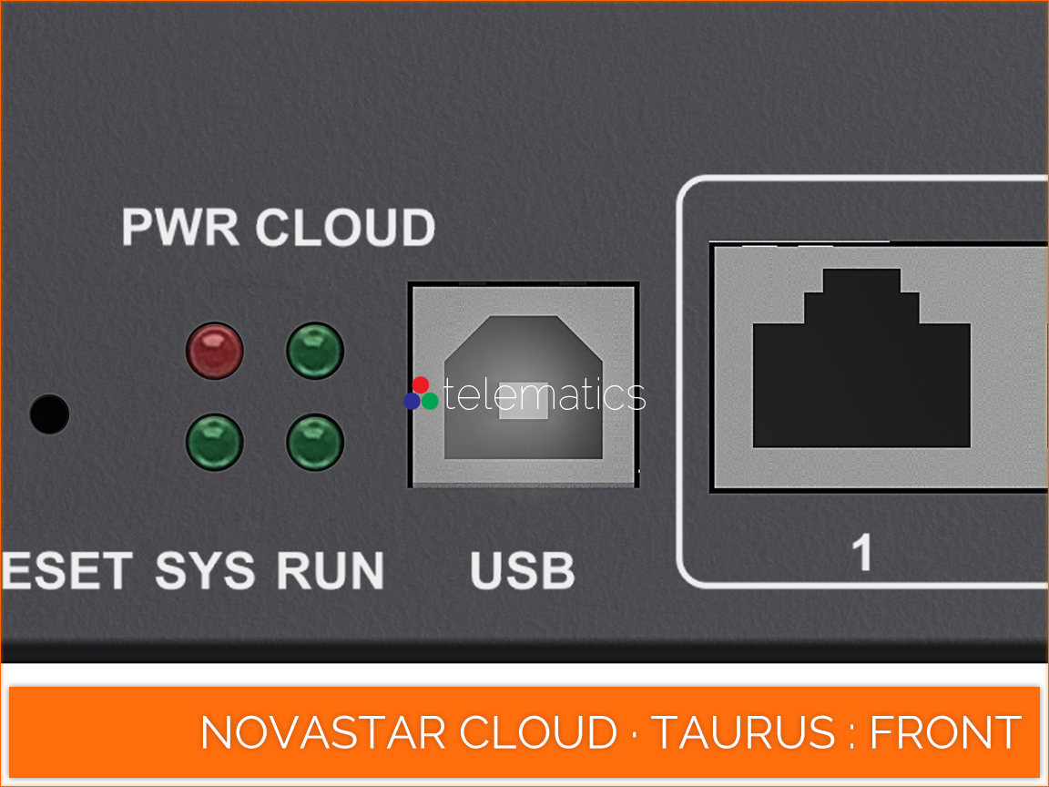 NovaStar Cloud · Taurus Series · usb type b