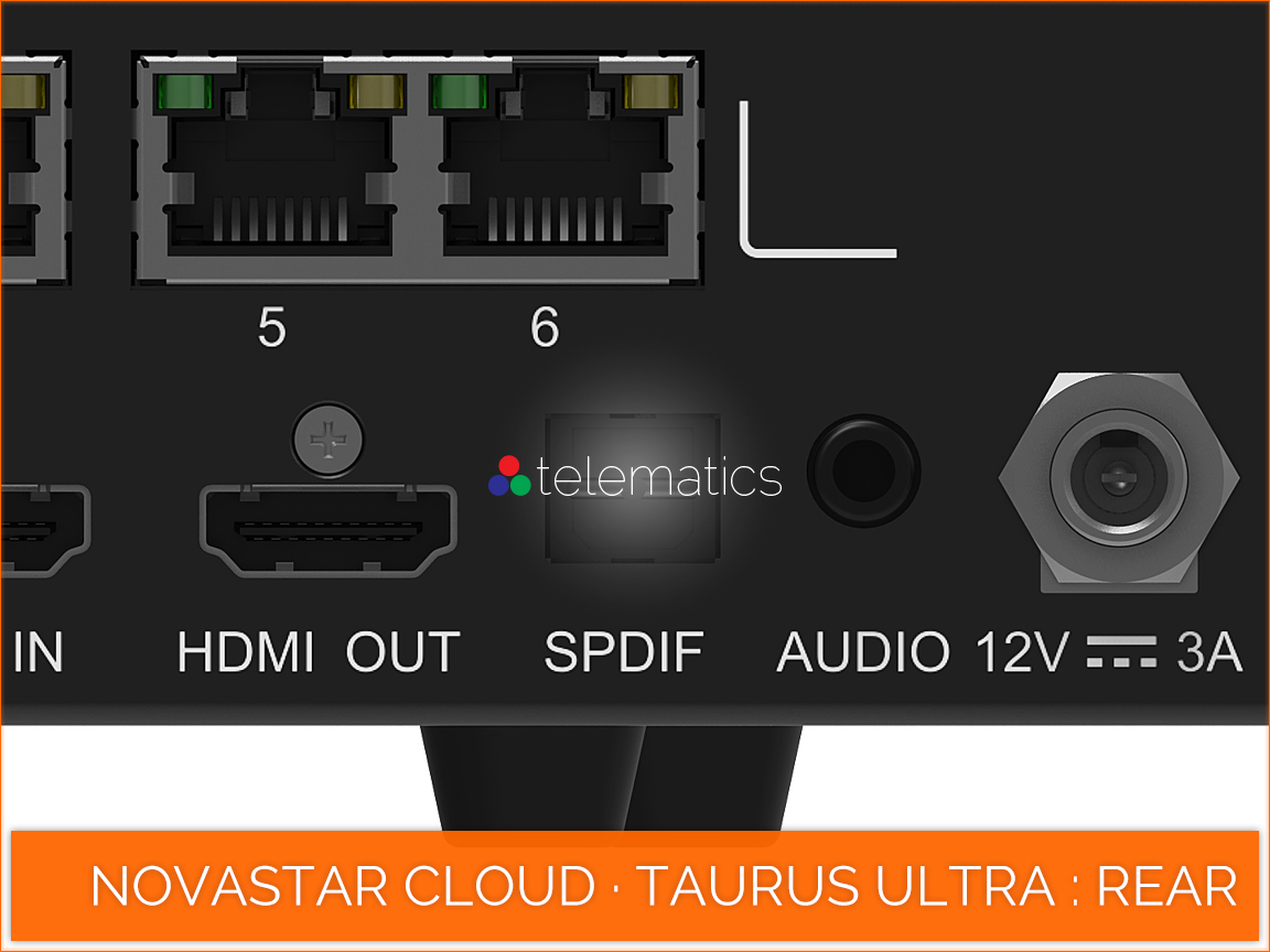 NovaStar Cloud · Taurus Ultra TU20 Pro · s/pdif