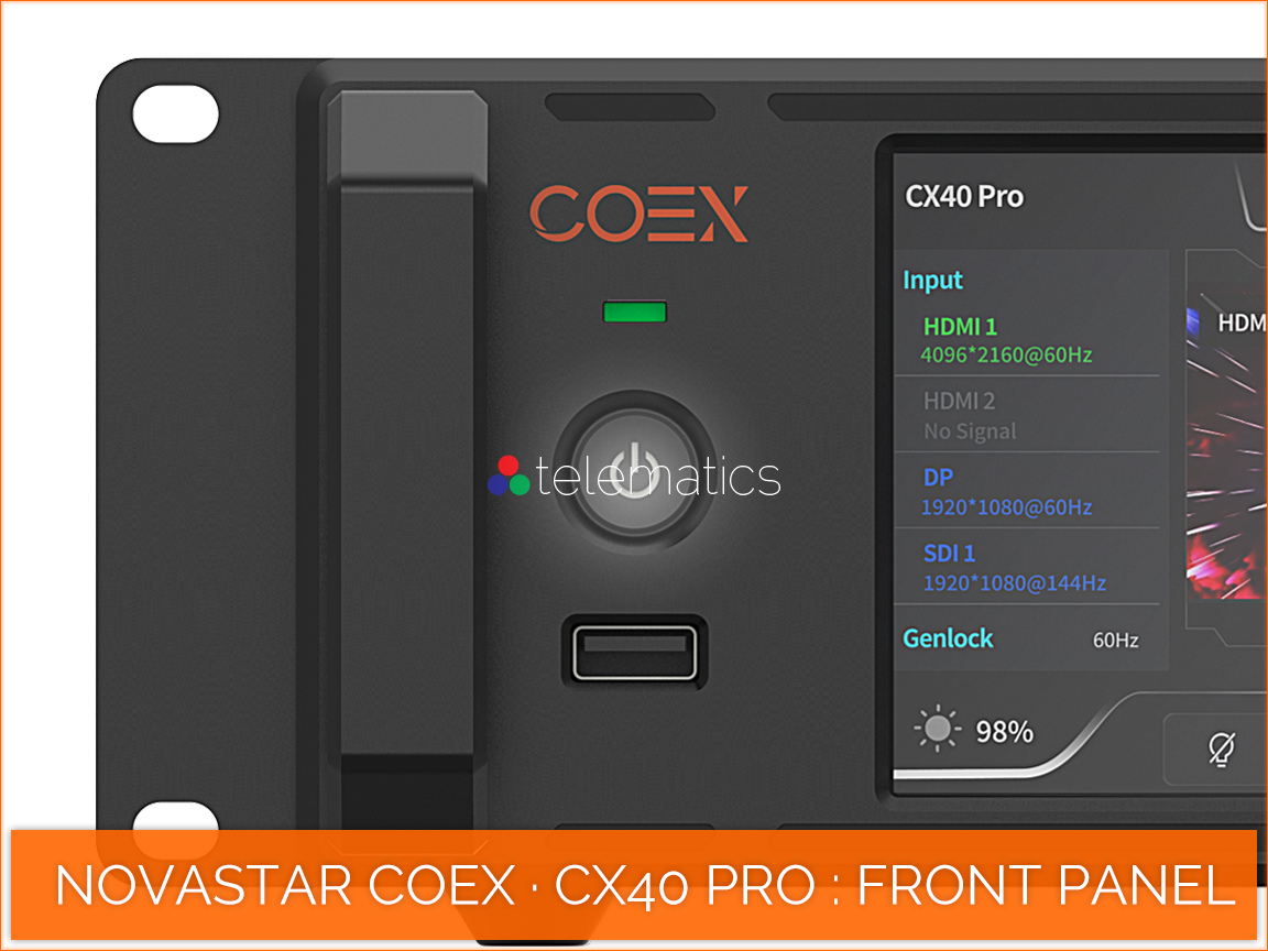 NovaStar COEX · CX40 Pro · power button
