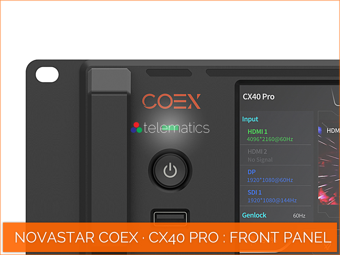 NovaStar COEX · CX40 Pro · status light
