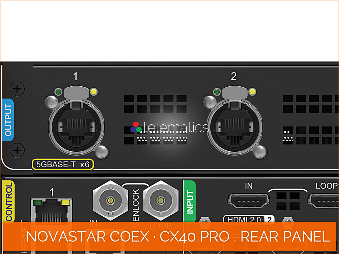 NovaStar COEX · CX40 Pro · Ethernet