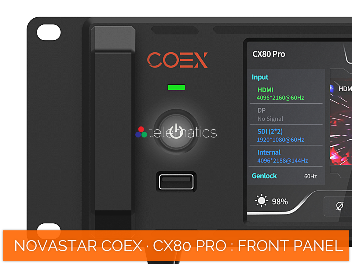 NovaStar COEX · CX80 Pro · power button