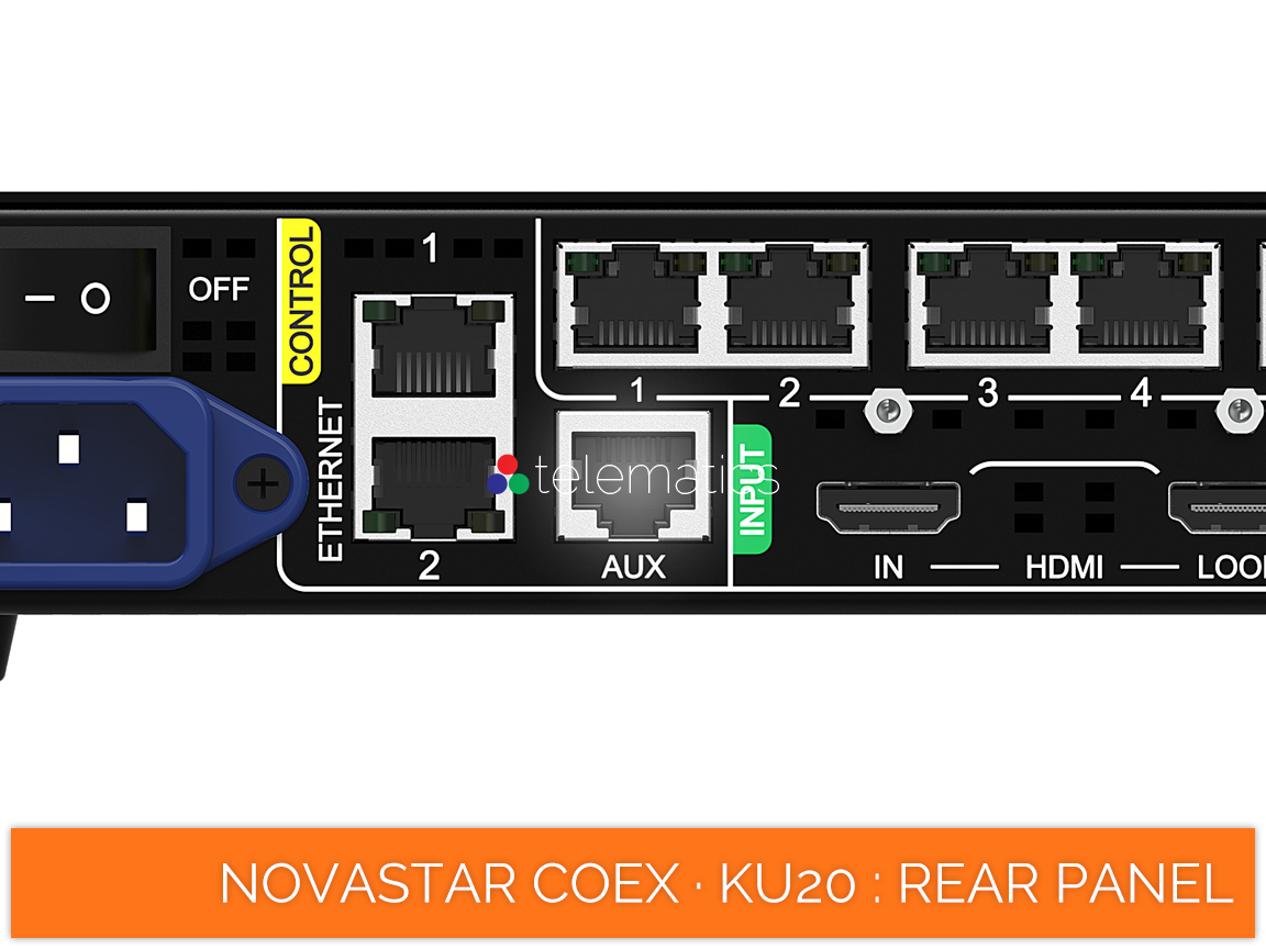 NovaStar COEX · KU20 · Aux