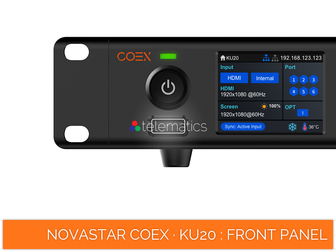 NovaStar COEX · KU20 · USB 2.0