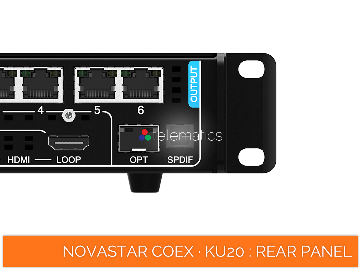 NovaStar COEX · KU20 · S/PDIF