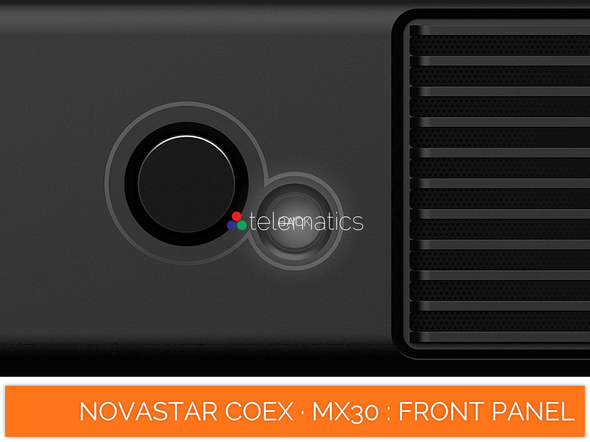 NovaStar COEX · MX30 · back button
