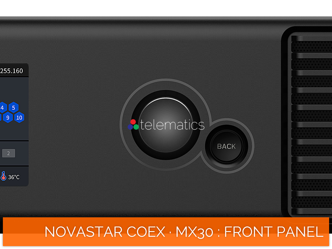 NovaStar COEX · MX30 · dial