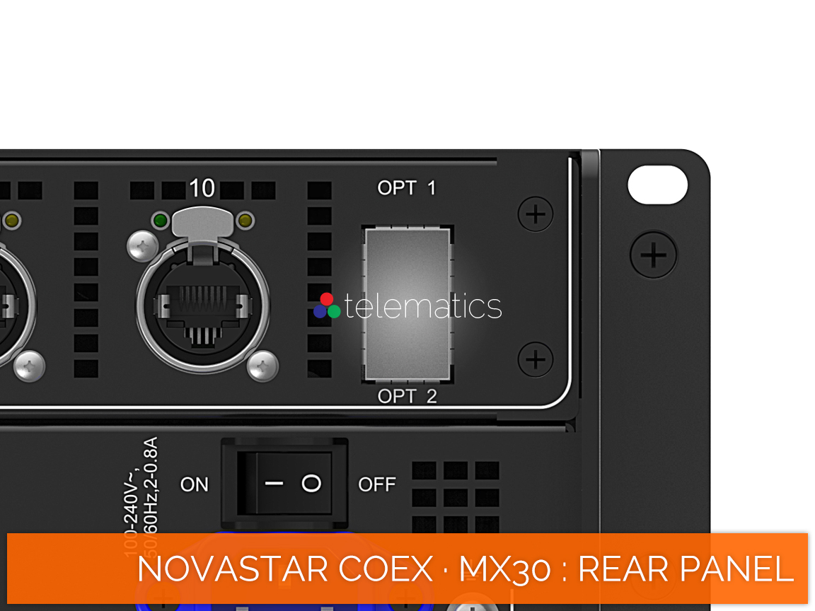 NovaStar COEX · MX30 · Optical Fiber