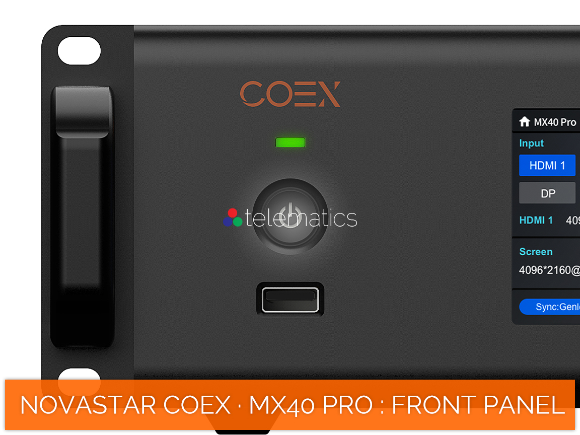 NovaStar COEX · MX40 Pro · power button