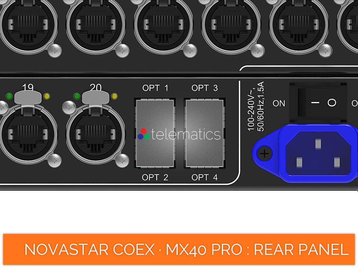 NovaStar COEX · MX40 Pro · Optical Fiber